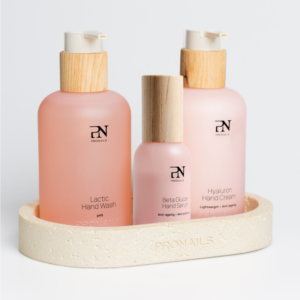 Hand care routine Glucan + Gratis Sandstone trays