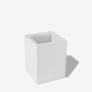 Brush Holder Leather Look