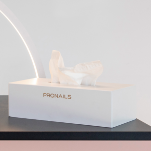 Wooden Tissue Box Cover White