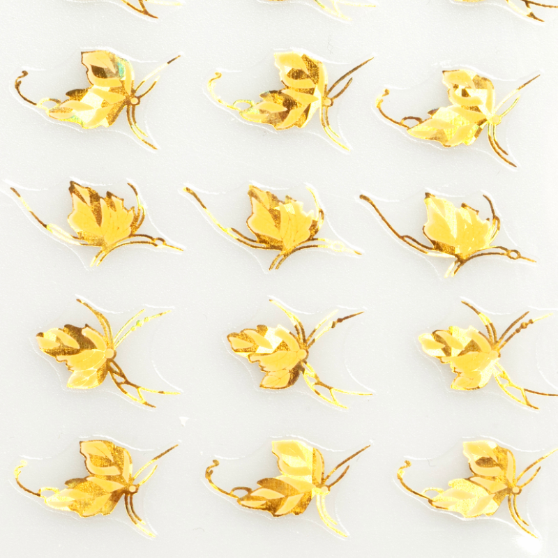 Golden Leaves Sticker - Afbeelding 3