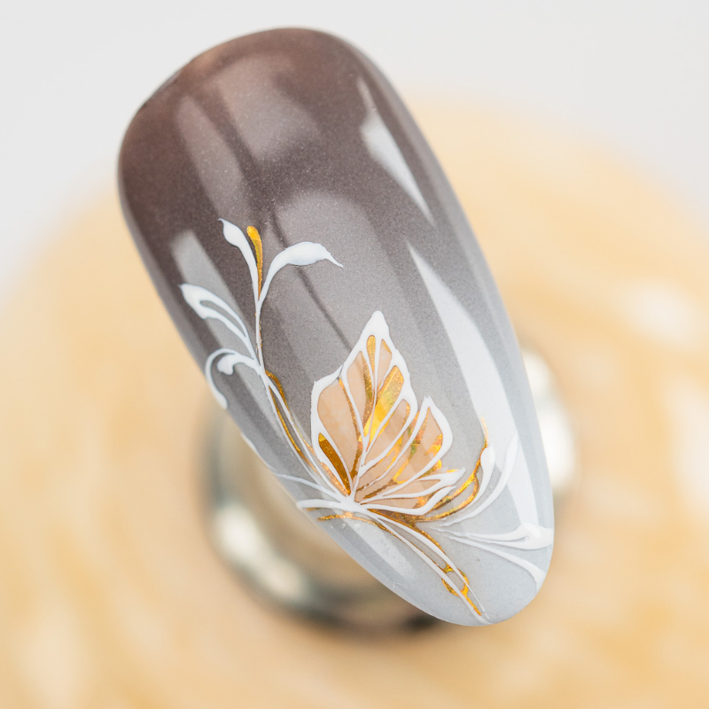 Golden Leaves Sticker - Afbeelding 2