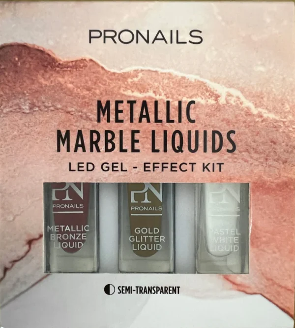 Pronails - Metallic Marble Liquids 3 x 6 ml