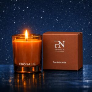 Vanilla Amber Scented Candle Cognac