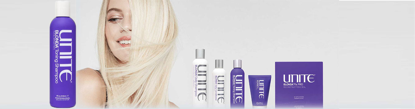 UNITE Blonding Toning System Banner